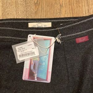 Black mini winter skirt